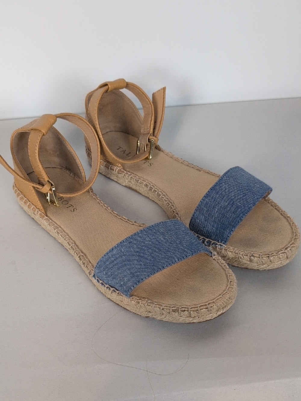 Talbots Ankle Strap Espadrille Sandals